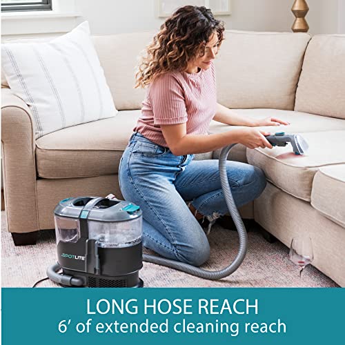 Kenmore KW2001 SpotLite Portable Carpet Spot Cleaner & Pet Stain Remover, 17Kpa Powerful Suction with Versatile Tools for Upholstery, Couches, Car and Auto Detailer, Gray