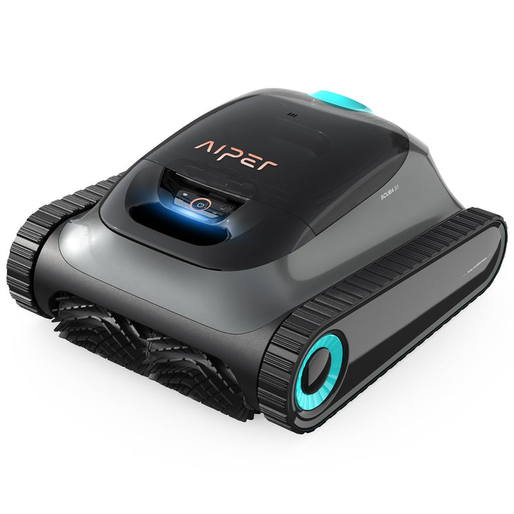 (2024 Upgraded) AIPER Scuba S1 Pool Vacuum for Inground Pools, Cordless Robotic Pool Cleaner, Wall Climbing, Smart Navigation, 150 min Battery Life, for Pools up to 1,600 Sq.ft